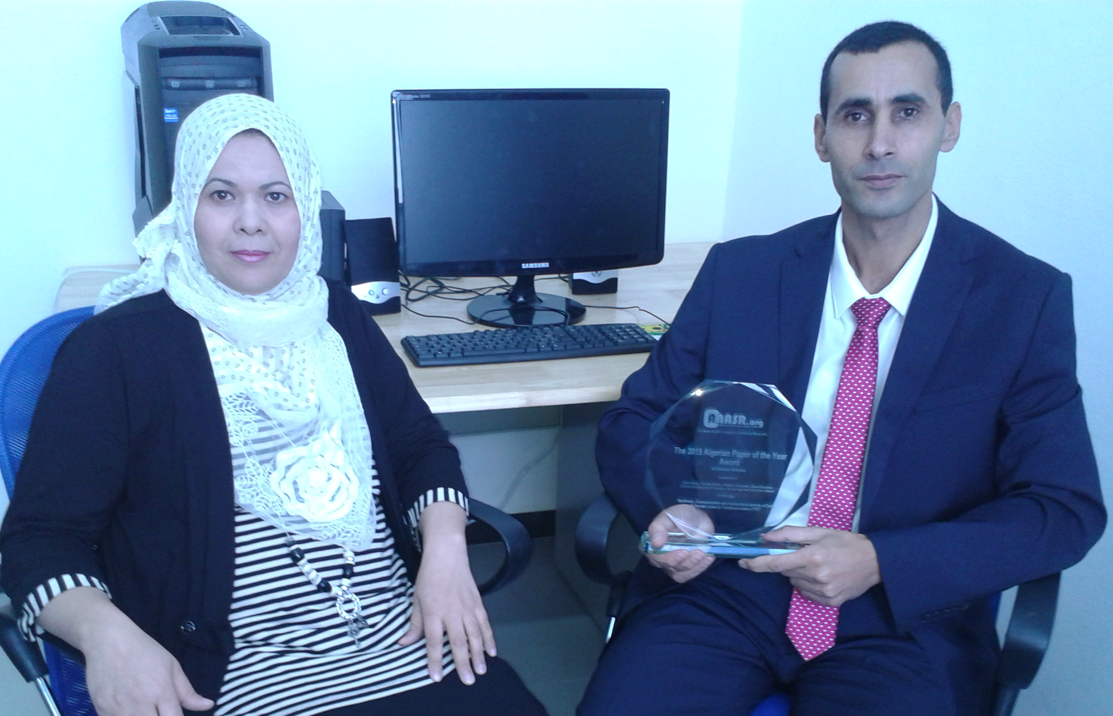 Dr Tahar Abbaz and Dr Amel Bendjeddou